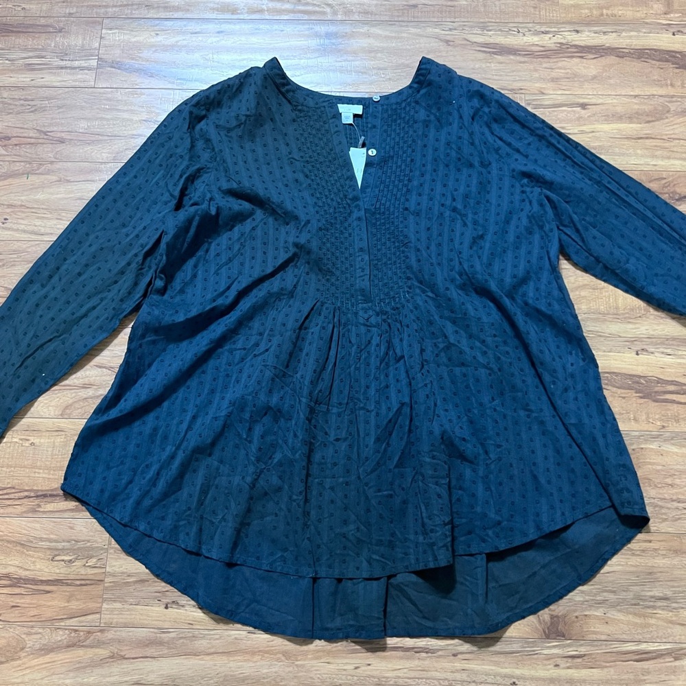 J. Jill Tunic in a very pretty shade of green.